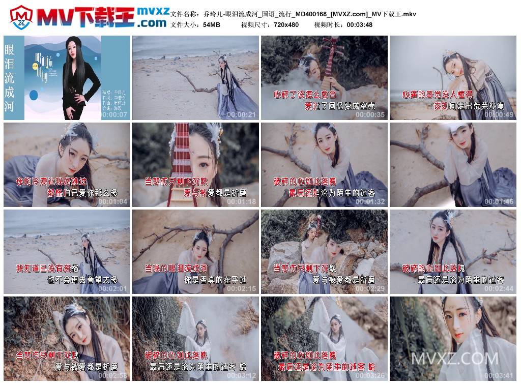 乔玲儿-眼泪流成河_国语_流行_MD400168